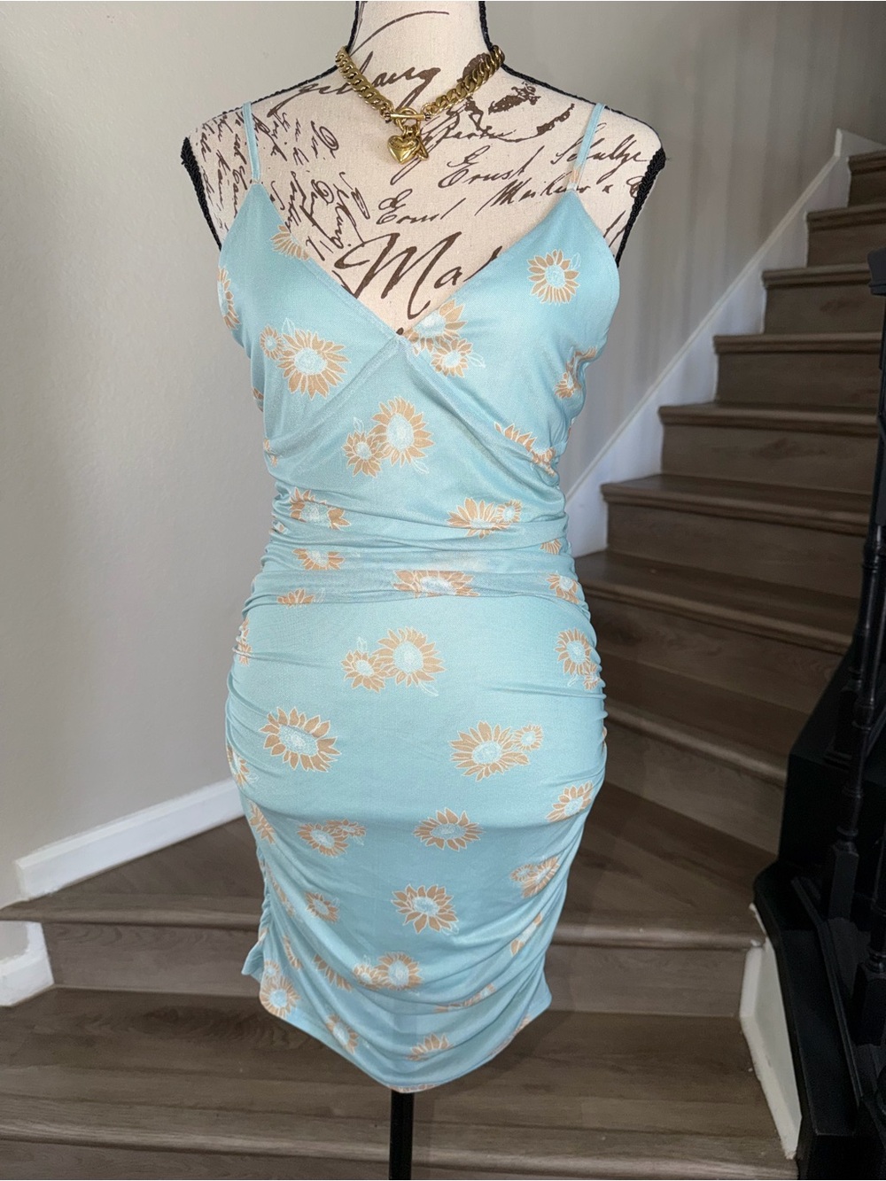 Light Blue Floral Dress